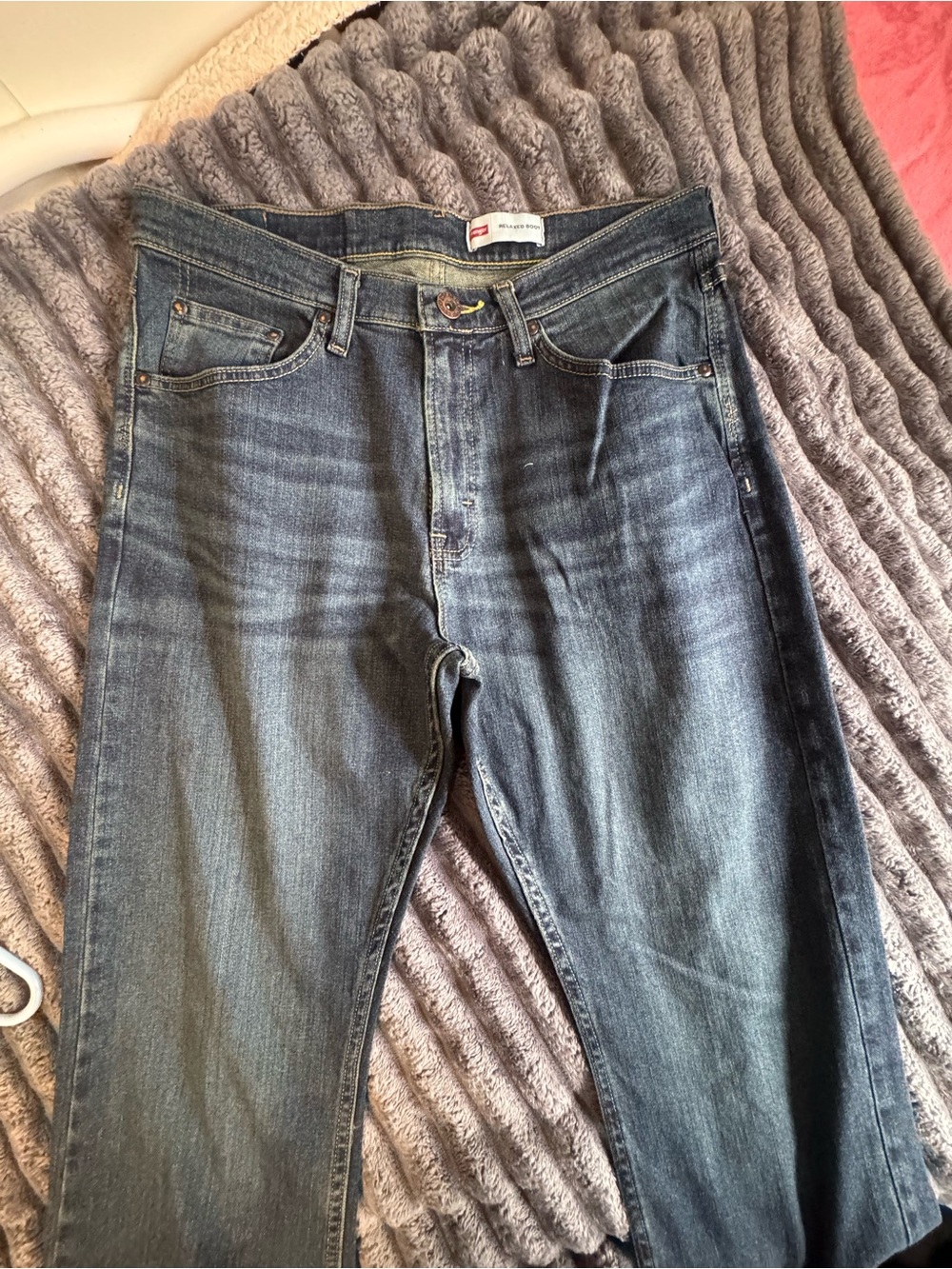 Wrangler Men’s  Dark Blue Denim Jeans